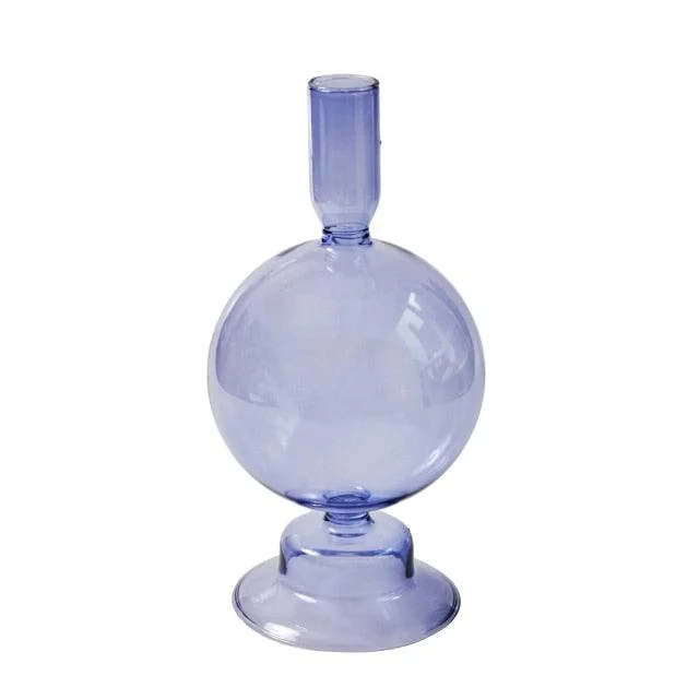 Homeko_Purple_Glass_Taper_Candle_Holder_Vases_-_-4274821 Homeko Purple Glass Taper Candle Holder & Vases -