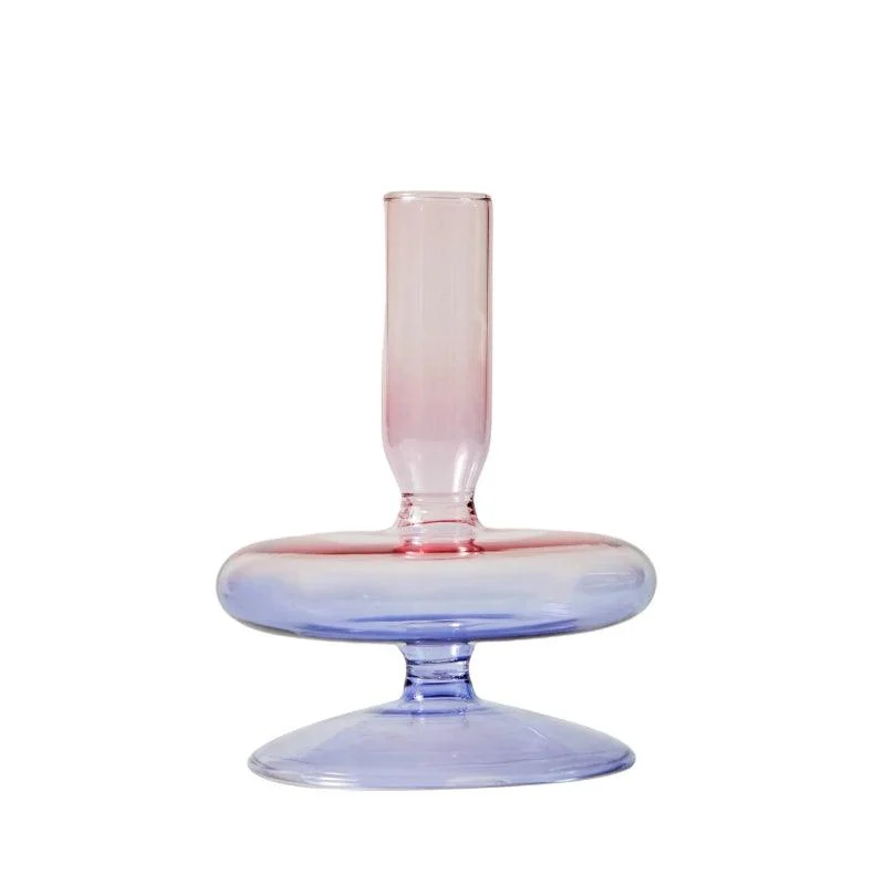 Homeko_Purple_Glass_Taper_Candle_Holder_Vases_-_-4274842 Homeko Purple Glass Taper Candle Holder & Vases -