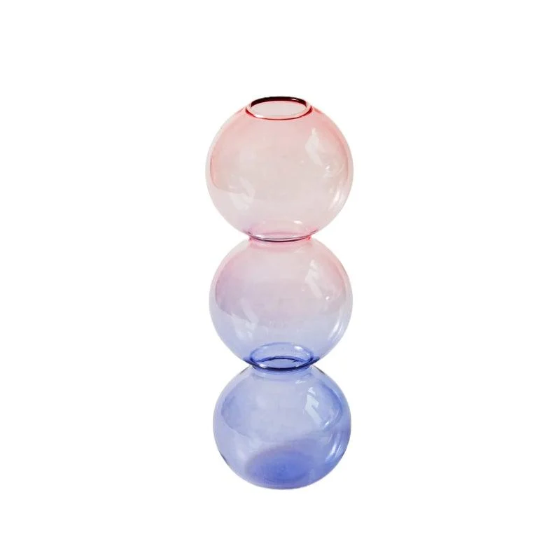 Homeko_Purple_Glass_Taper_Candle_Holder_Vases_-_-4274845 Homeko Purple Glass Taper Candle Holder & Vases -