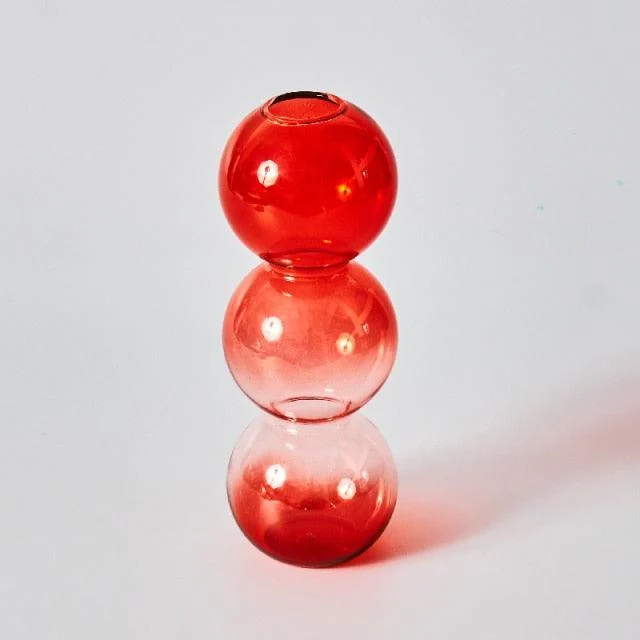Homeko_Red_Glass_Taper_Candle_Holders_Vases_-_-4275548 Homeko Red Glass Taper Candle Holders & Vases -