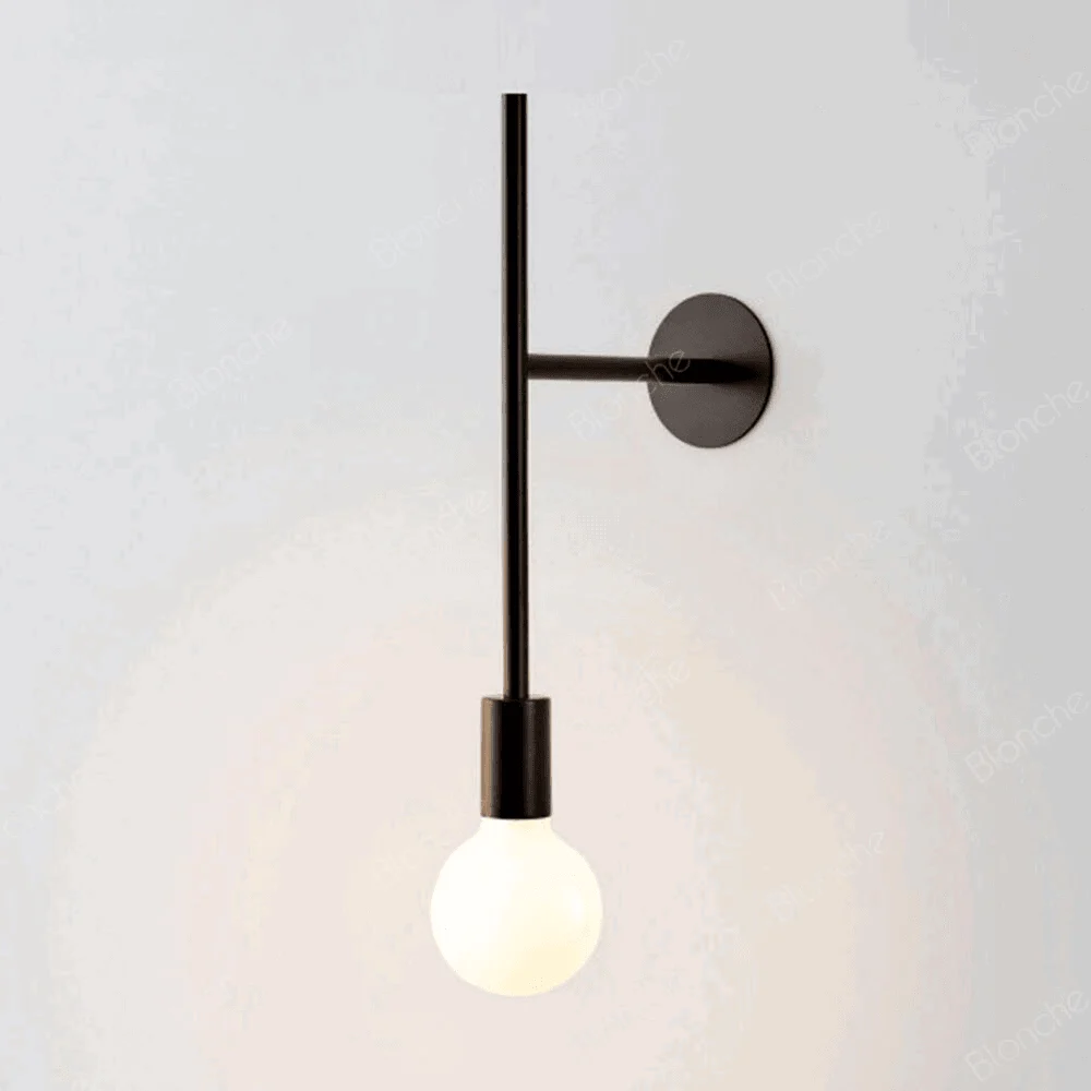 Homeko Rod Glass Bulb Wall Light -
