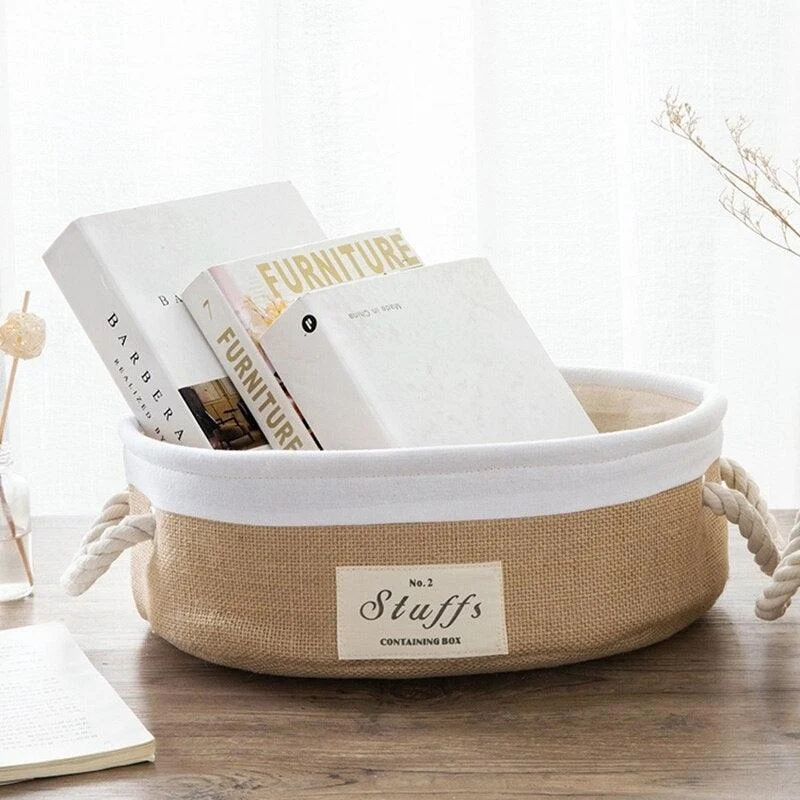 Homeko_Rose_Linen_and_Jute_Storage_Baskets_-_-4276824 Homeko Rose Linen and Jute Storage Baskets -