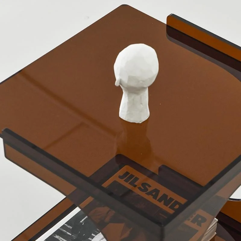 Homeko_Rust_Brown_Acrylic_Side_Table_-_-4277465 Homeko Rust Brown Acrylic Side Table -