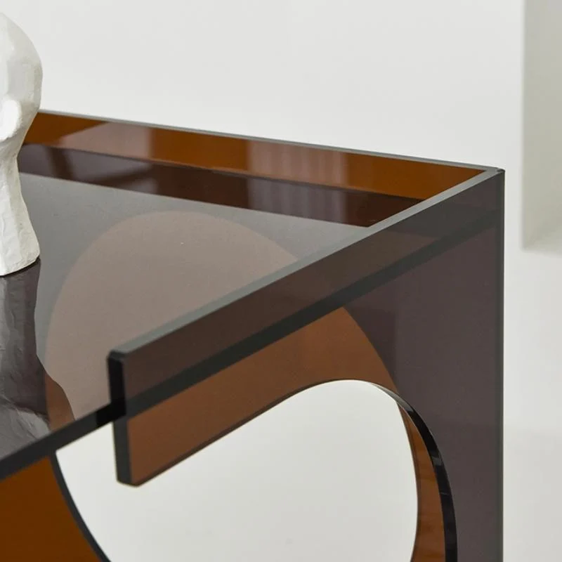 Homeko_Rust_Brown_Acrylic_Side_Table_-_-4277469 Homeko Rust Brown Acrylic Side Table -