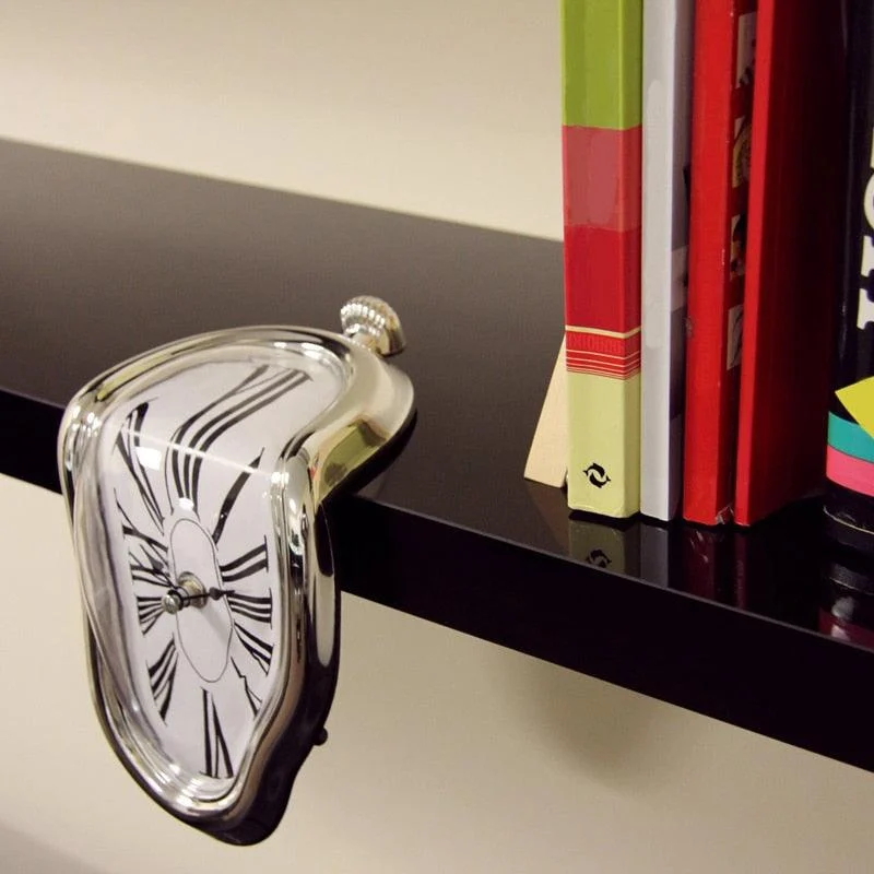 Homeko Salvador Dali Distorted Melting Clock -