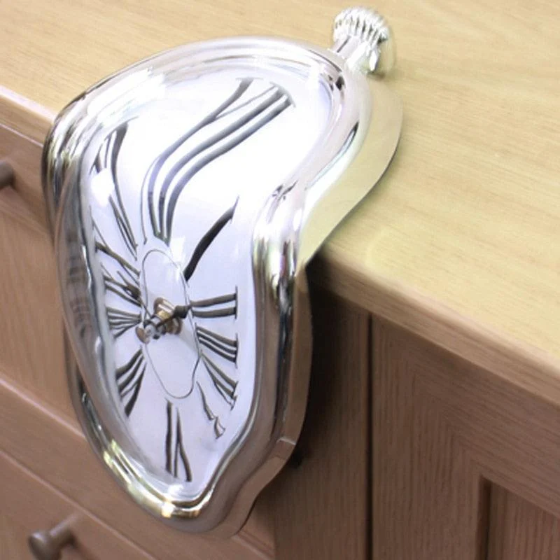 Homeko Salvador Dali Distorted Melting Clock -