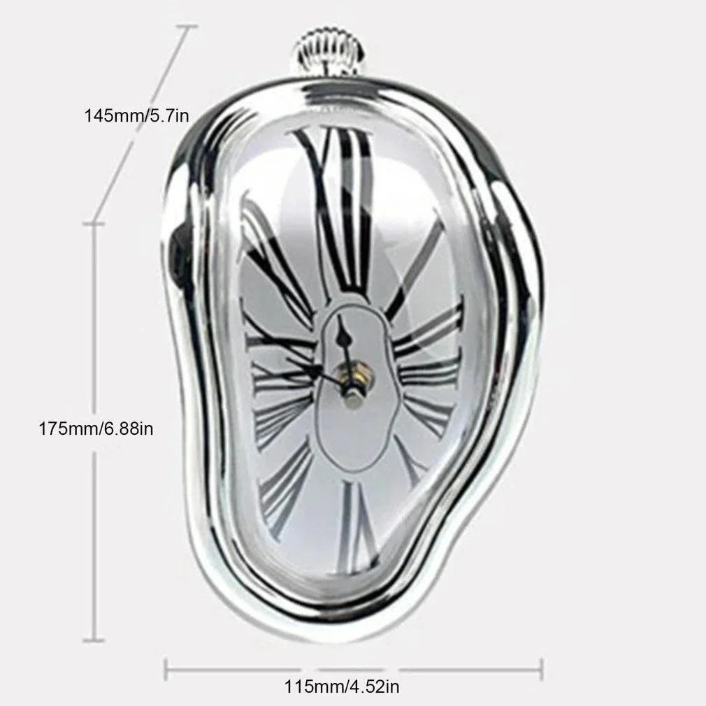 Homeko Salvador Dali Distorted Melting Clock -
