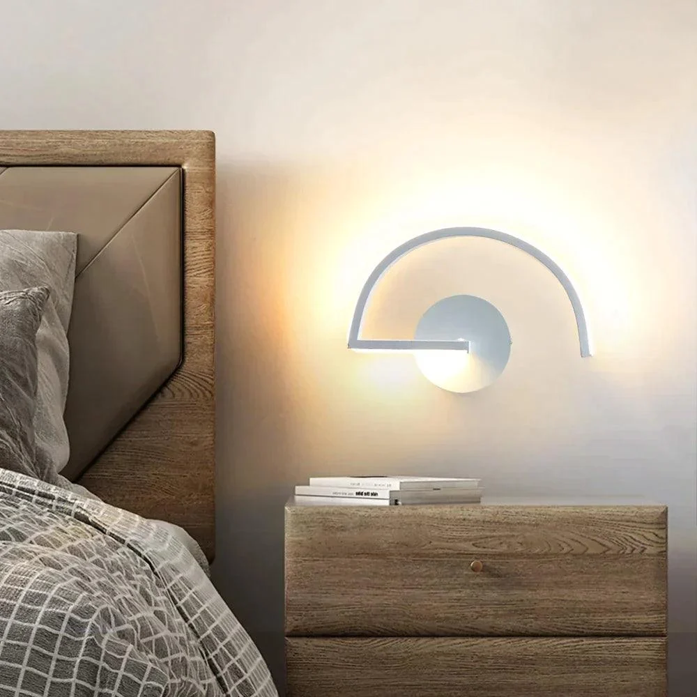 Homeko Semi-Circle Metal Wall Light -