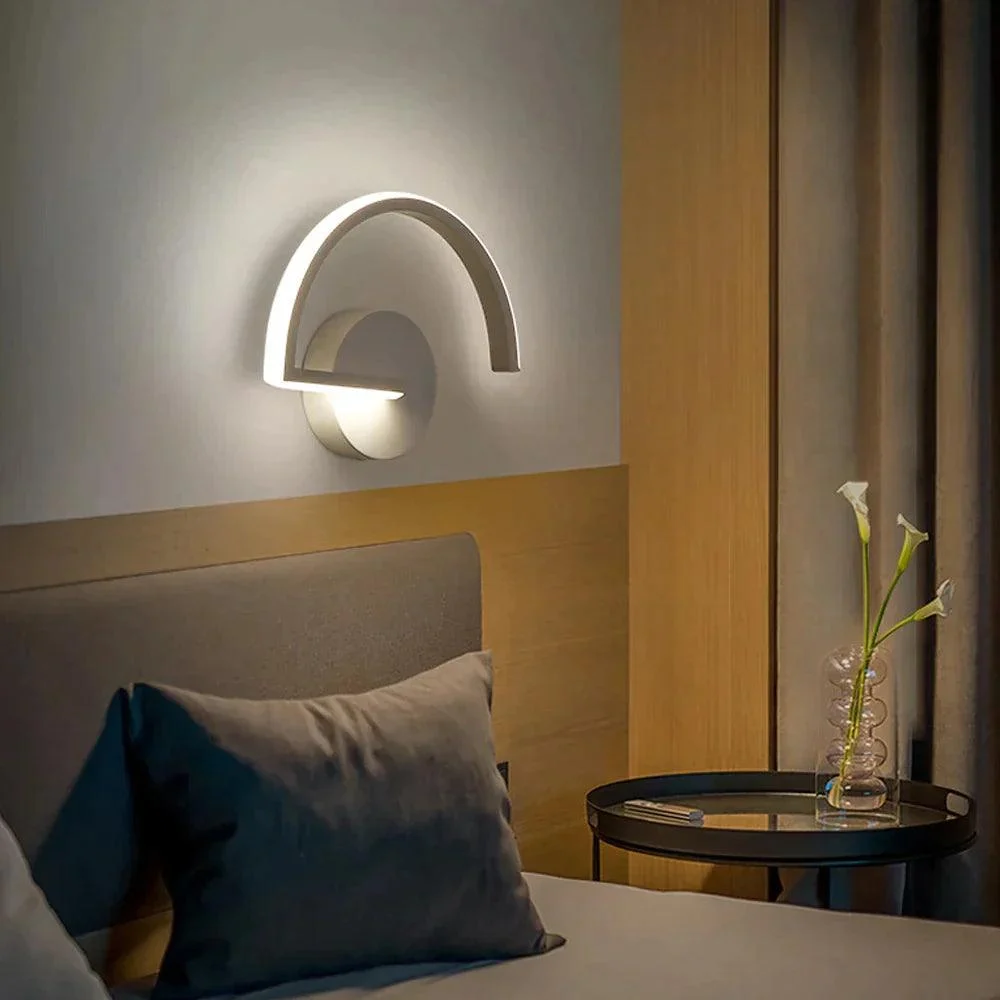 Homeko Semi-Circle Metal Wall Light -