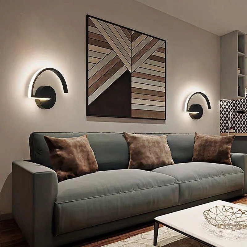 Homeko Semi-Circle Metal Wall Light -