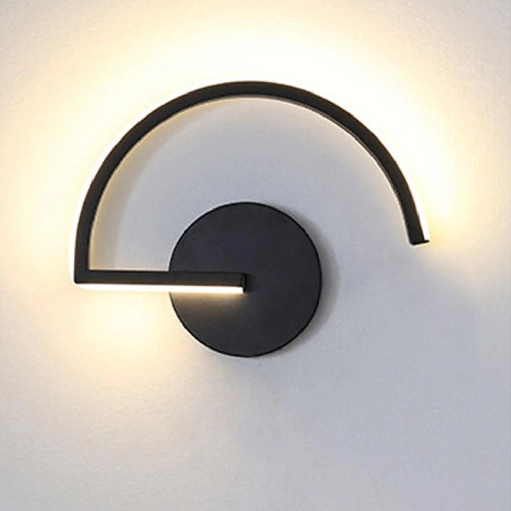 Homeko Semi-Circle Metal Wall Light -