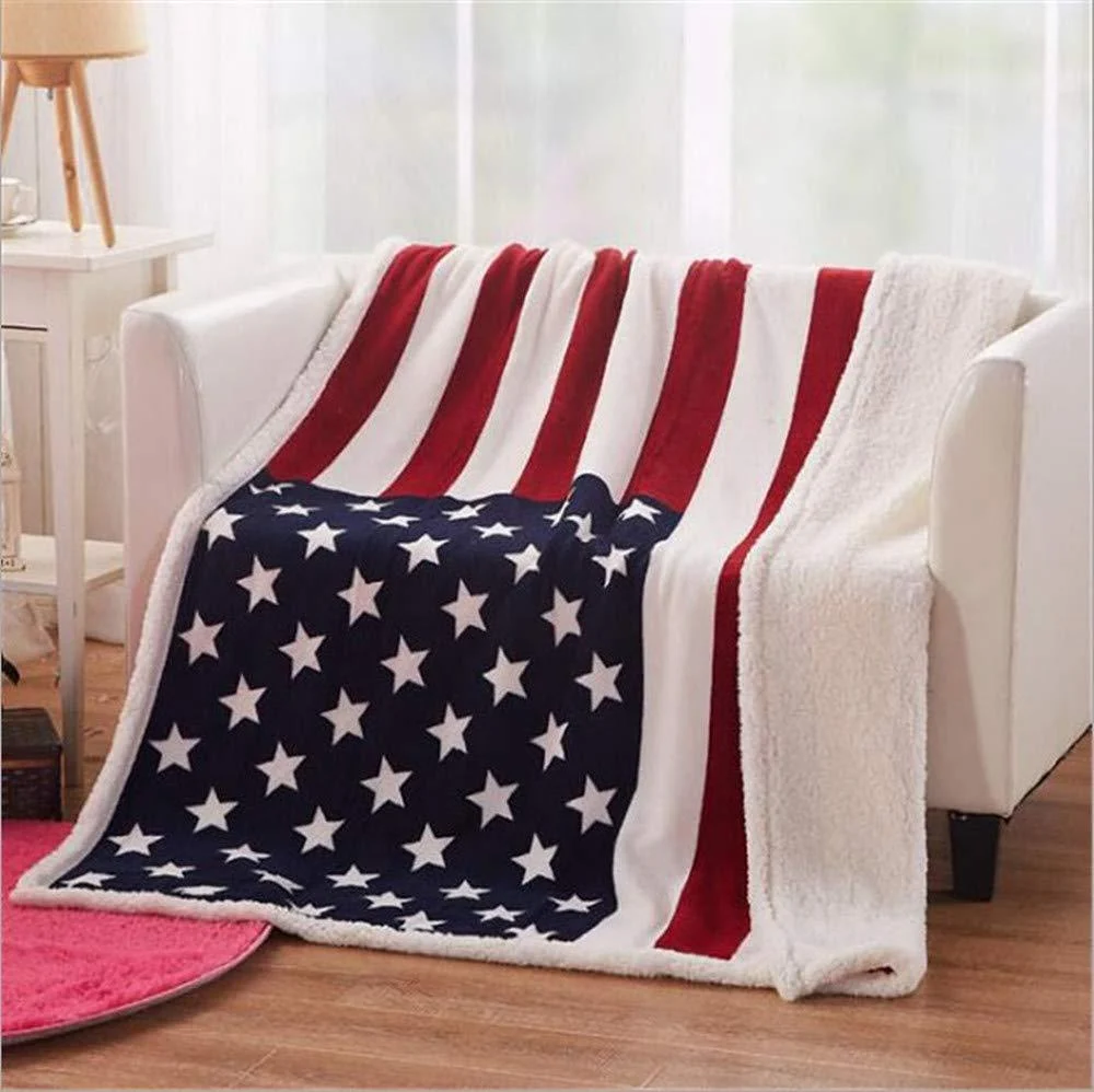Homeko_Sherpa_Blanket_Throws_American_Flag_-_-4279347 Homeko Sherpa Blanket Throws American Flag -