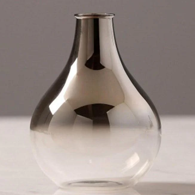 Homeko Silver Gradient Vase -