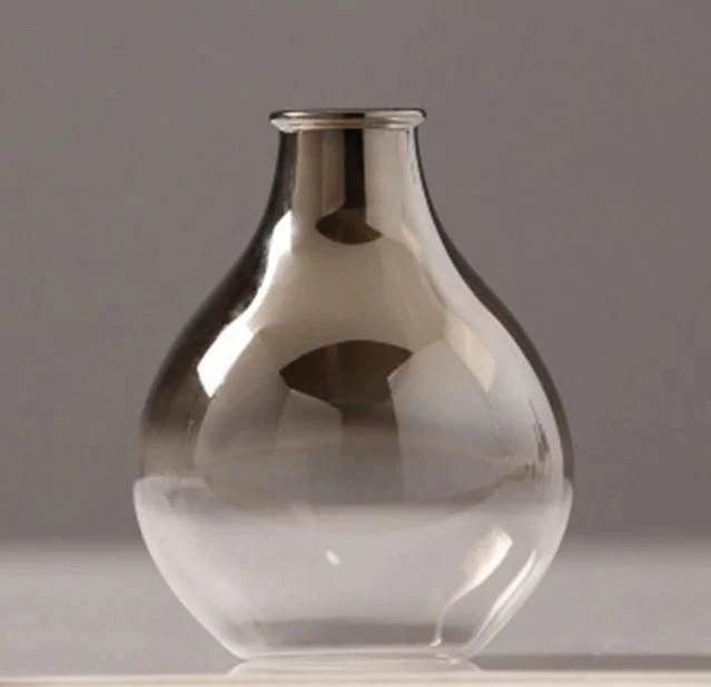 Homeko Silver Gradient Vase -
