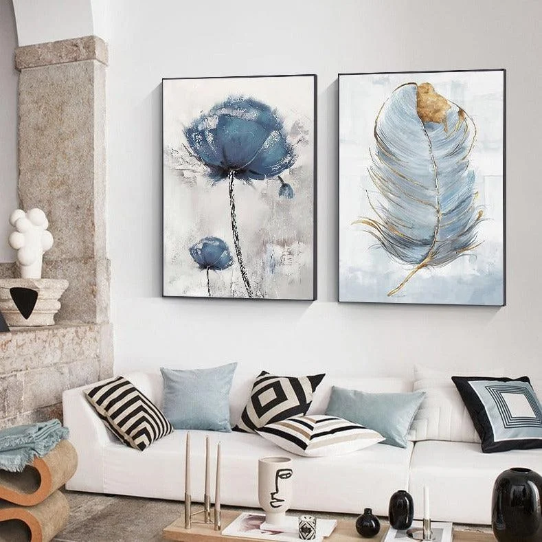 Homeko_Skandinaviska_Flower_Canvas_Paintings_-_-4280017 Homeko Skandinaviska Flower Canvas Paintings -