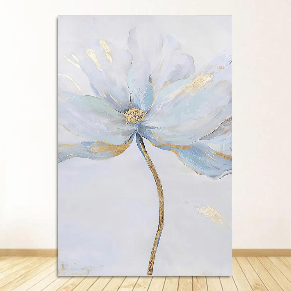 Homeko Skandinaviska Flower Canvas Paintings -