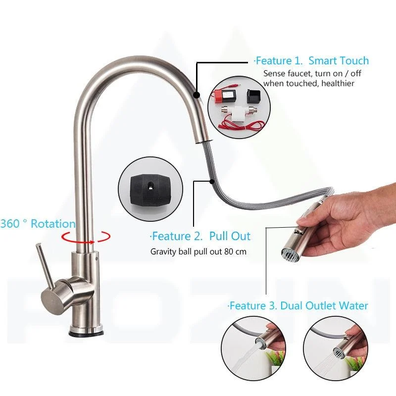 Homeko_Smart_Touch_Kitchen_Faucet_-_-4280228 Homeko Smart Touch Kitchen Faucet -