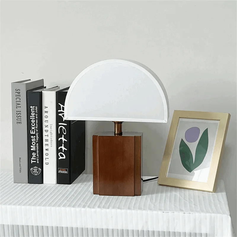Homeko_Solid_Wood_Fabric_Lampshade_Table_Lamp_-_-4280852 Homeko Solid Wood Fabric Lampshade Table Lamp -