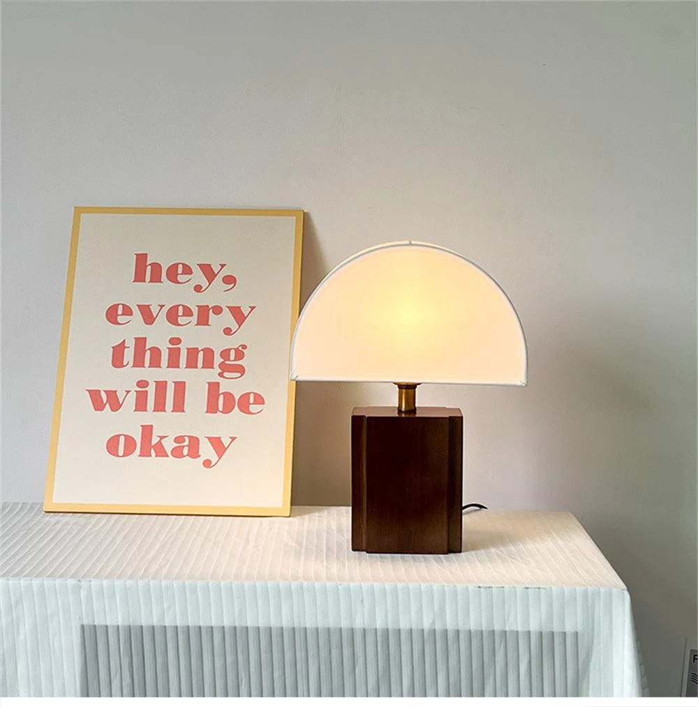 Homeko_Solid_Wood_Fabric_Lampshade_Table_Lamp_-_-4280862 Homeko Solid Wood Fabric Lampshade Table Lamp -