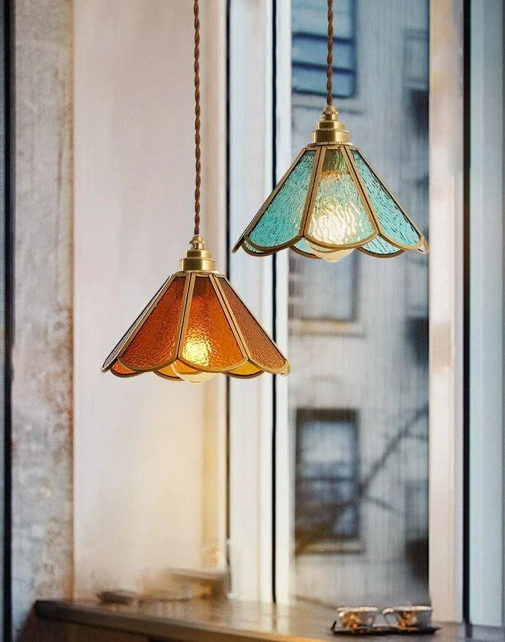 Homeko_Stained_Glass_Pendant_Lights_-_-4281561 Homeko Stained Glass Pendant Lights -