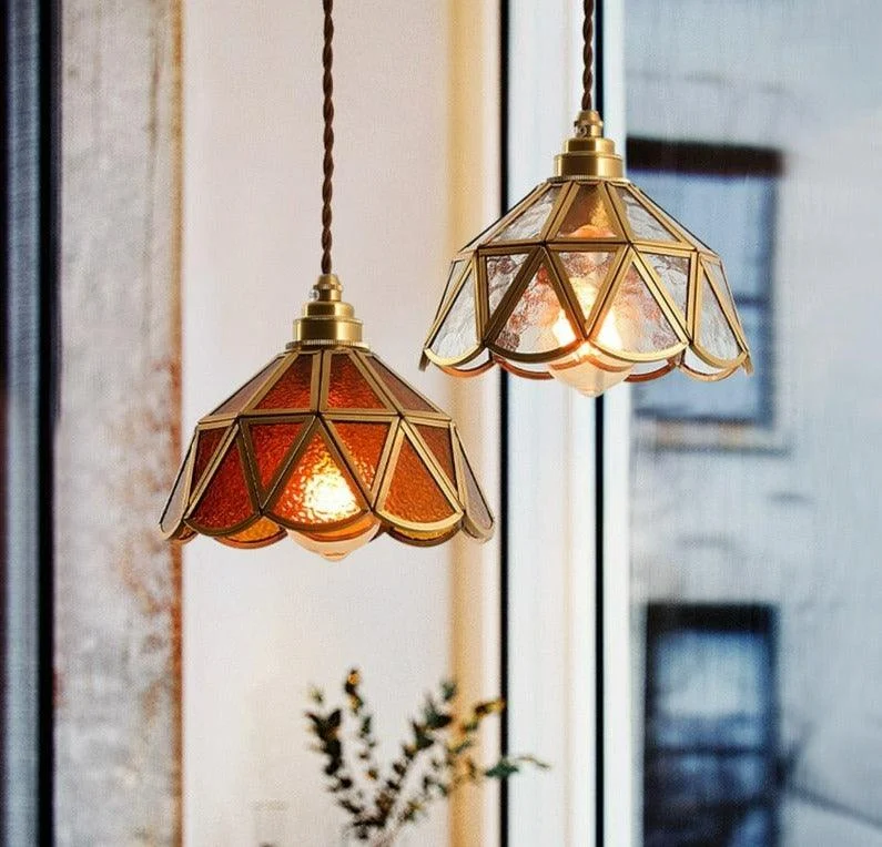 Homeko_Stained_Glass_Pendant_Lights_-_-4281585 Homeko Stained Glass Pendant Lights -