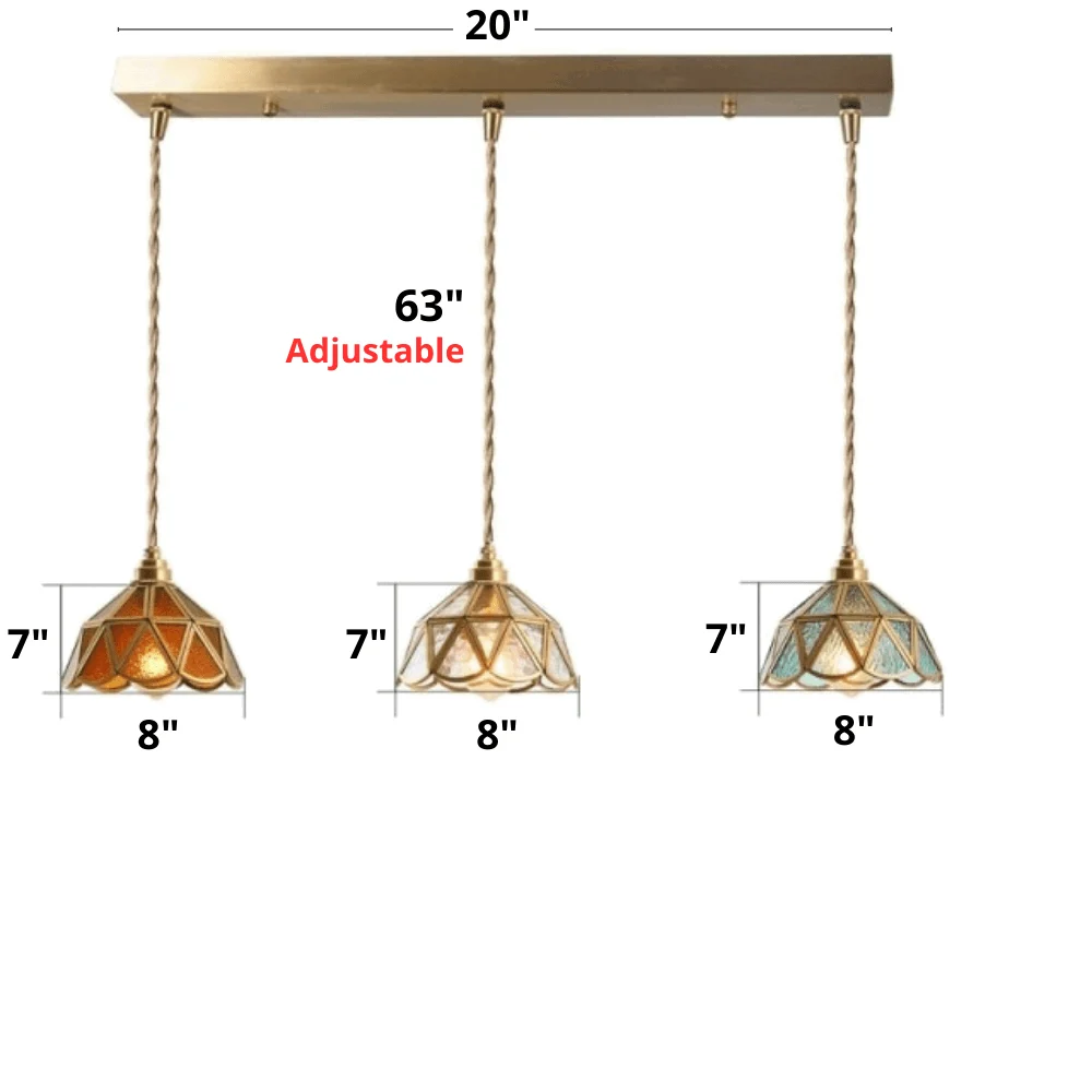 Homeko_Stained_Glass_Pendant_Lights_-_-4281774 Homeko Stained Glass Pendant Lights -