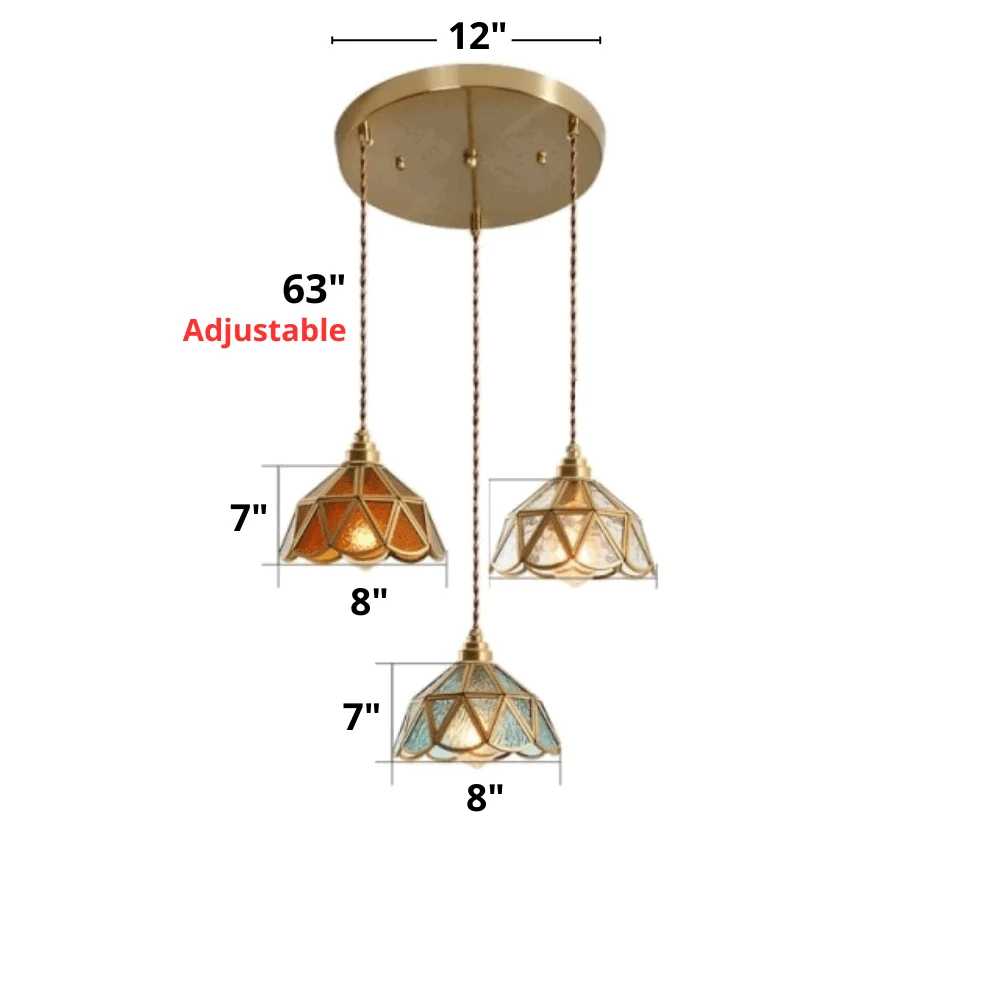 Homeko_Stained_Glass_Pendant_Lights_-_-4281785 Homeko Stained Glass Pendant Lights -