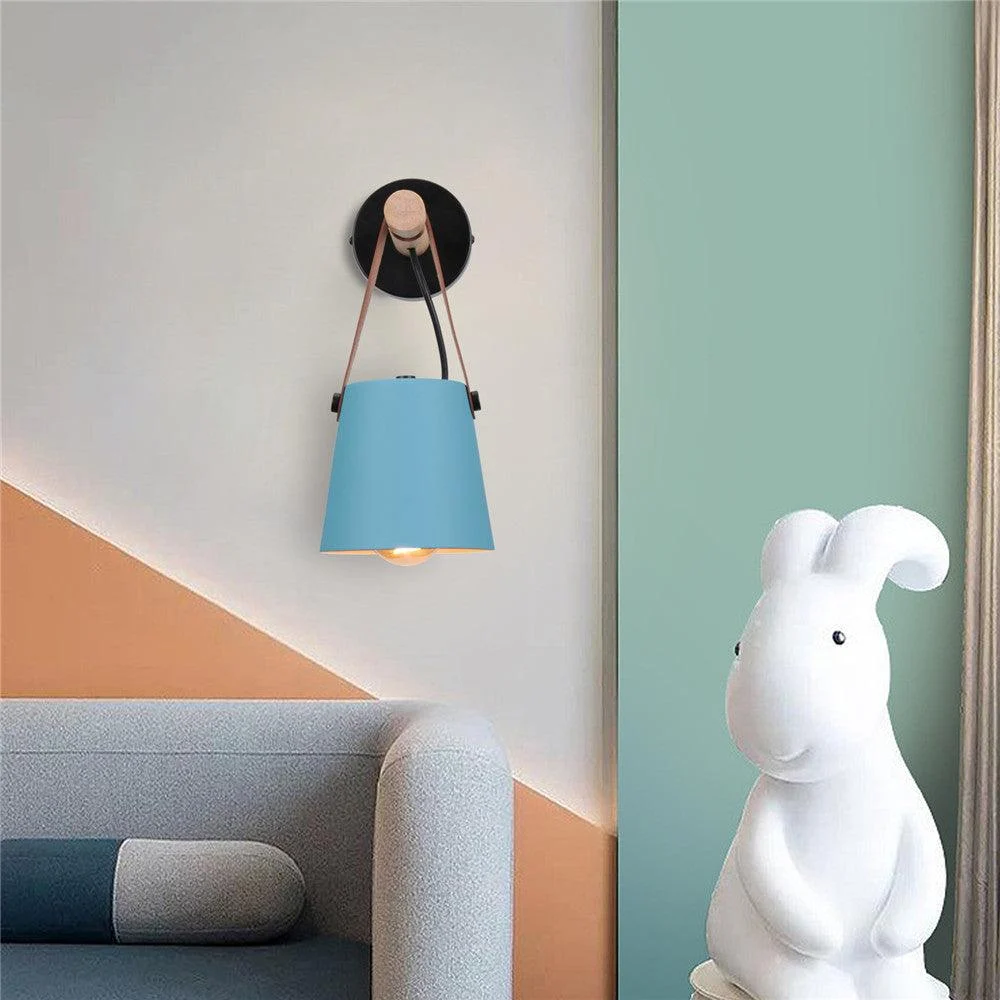 Homeko Strap Wood Wall Lamps -