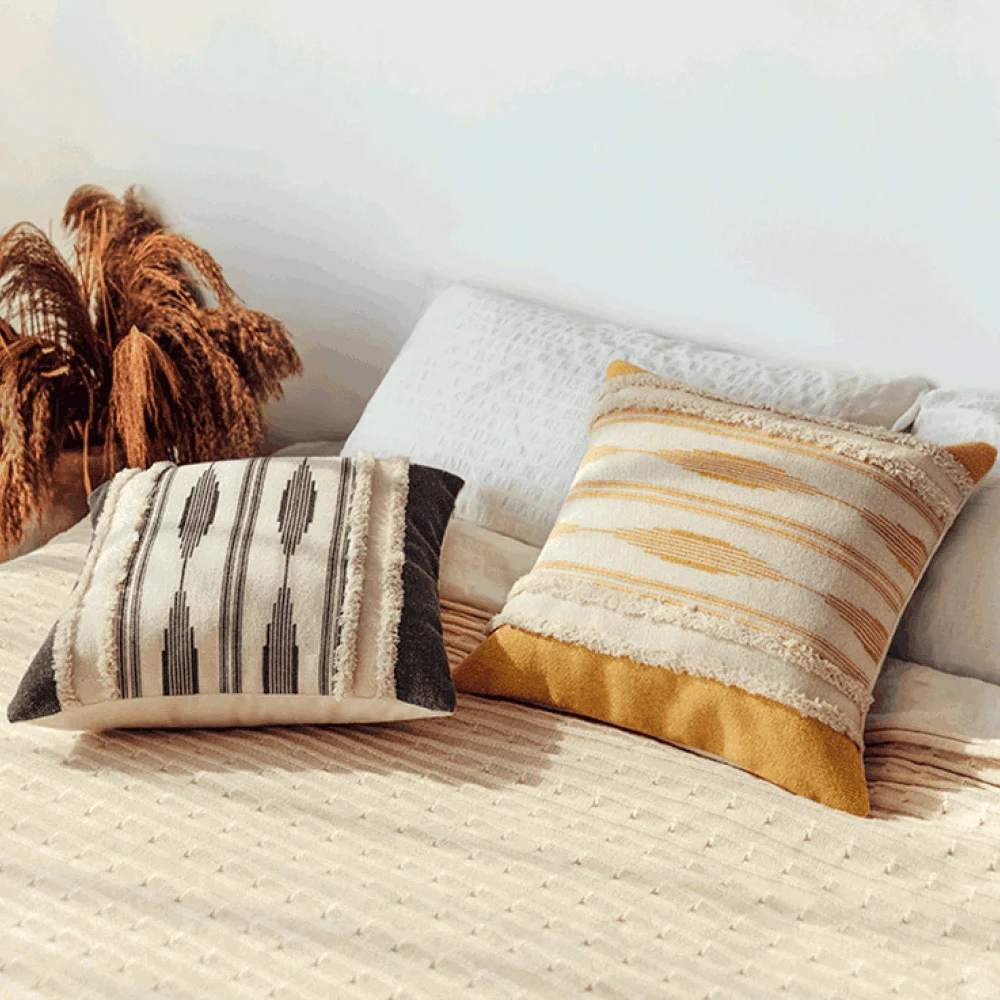 Homeko Striped Pillow Cover -