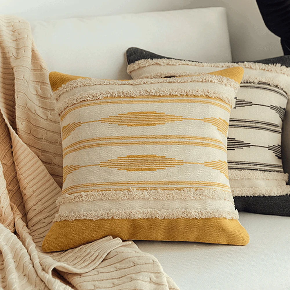 Homeko Striped Pillow Cover -
