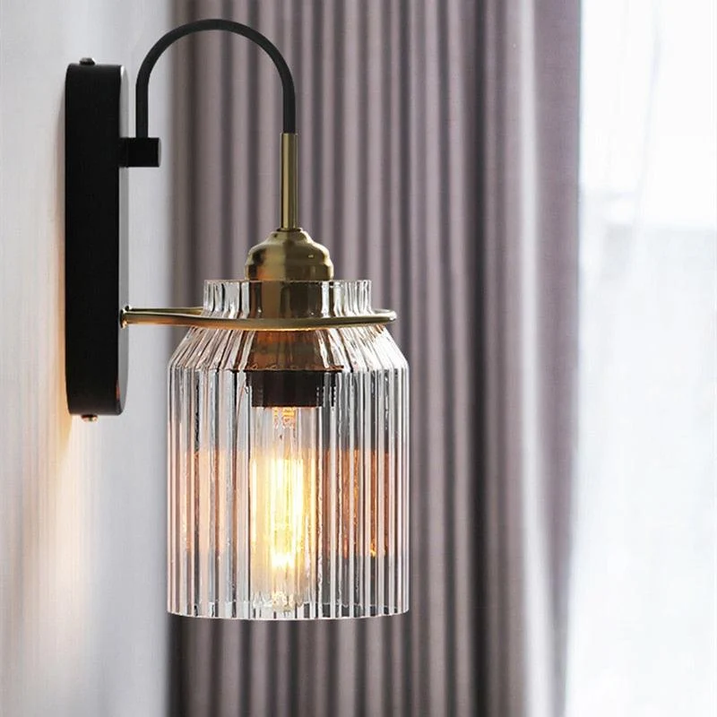 Homeko Style Glass Funnel Wall Lamps -