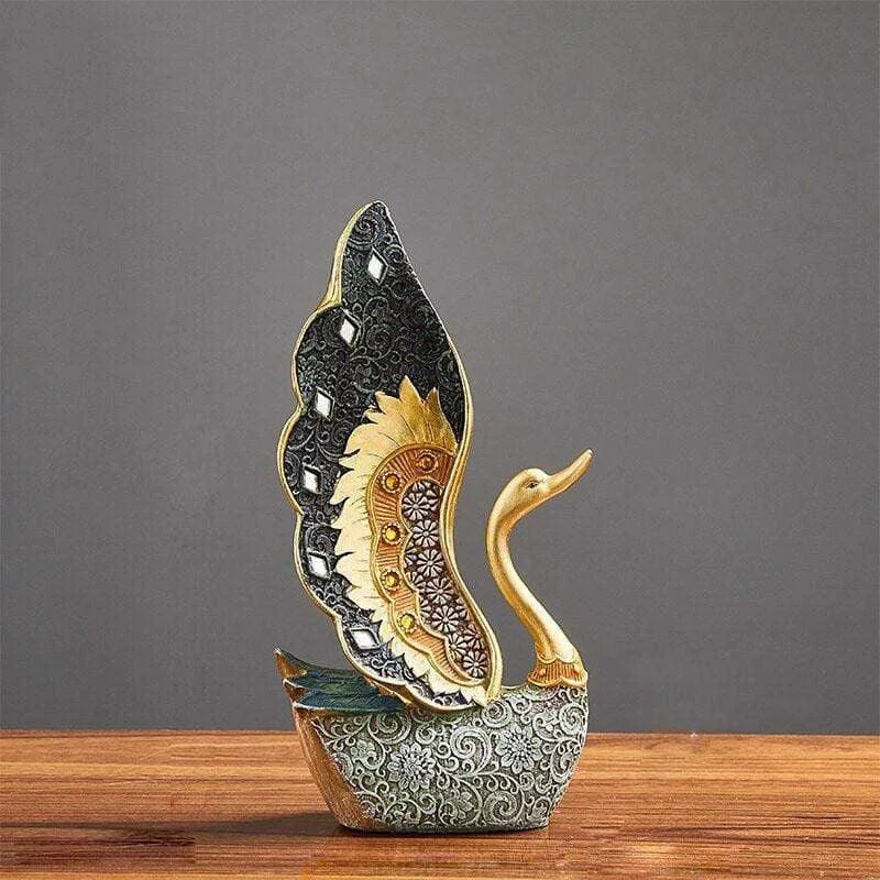 Homeko_Swan_Figurines_2_Piece_Set_-_-4284104 Homeko Swan Figurines, 2 Piece Set -