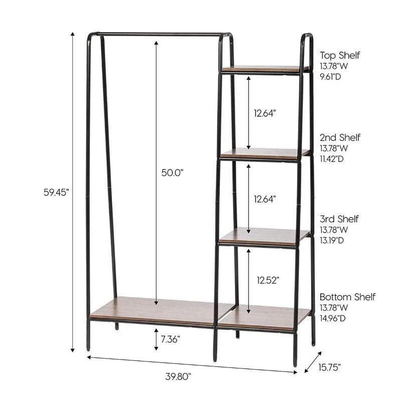 Homeko_Syracuse_Rustic_Wood_and_Metal_Clothes_Racks_-_-4284176 Homeko Syracuse Rustic Wood and Metal Clothes Racks -