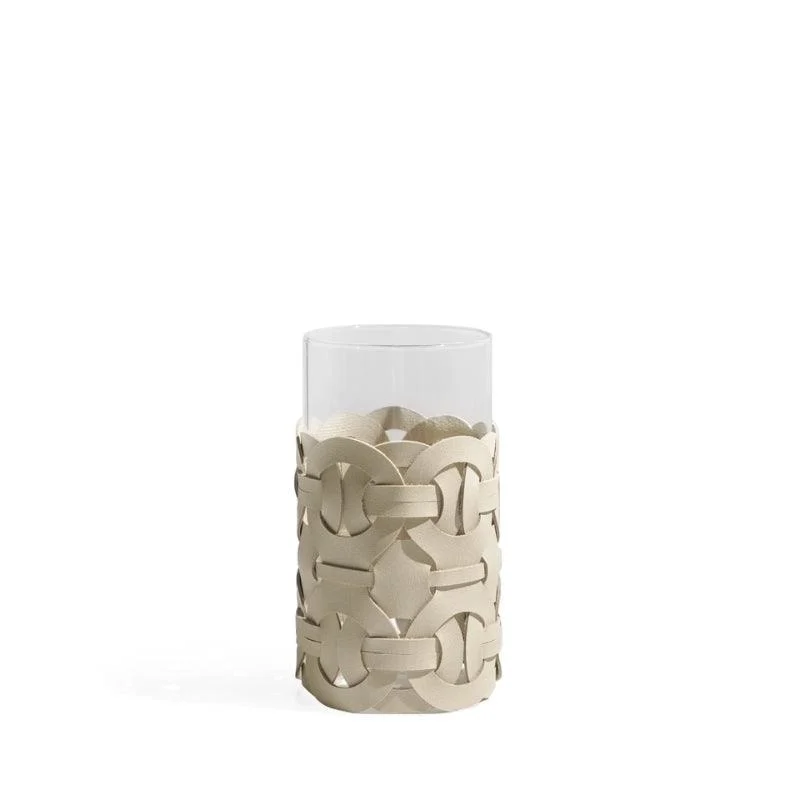 Homeko_Tan_Leather_Abstract_Cylinder_Glass_Vase_-_-4284397 Homeko Tan Leather Abstract Cylinder Glass Vase -