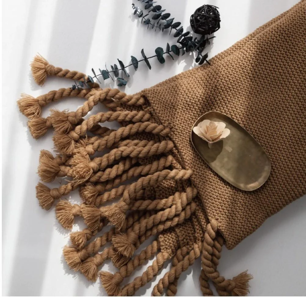 Homeko_Tassel_Knitted_Blanket_-_-4284558 Homeko Tassel Knitted Blanket -