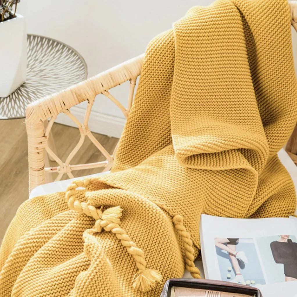 Homeko_Tassel_Knitted_Blanket_-_-4284563 Homeko Tassel Knitted Blanket -