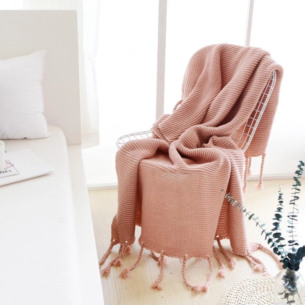 Homeko_Tassel_Knitted_Blanket_-_-4284579 Homeko Tassel Knitted Blanket -