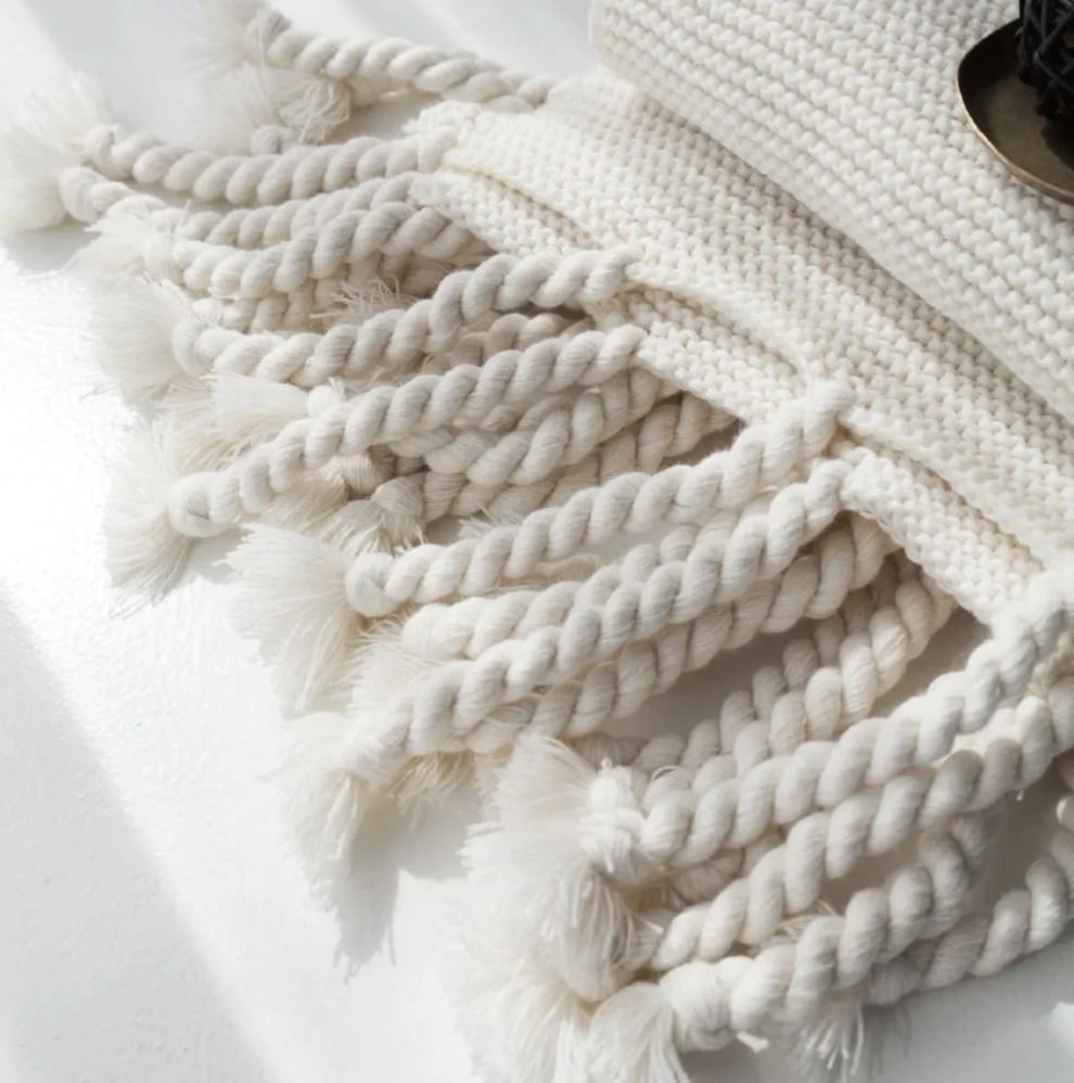Homeko_Tassel_Knitted_Blanket_-_-4284585 Homeko Tassel Knitted Blanket -