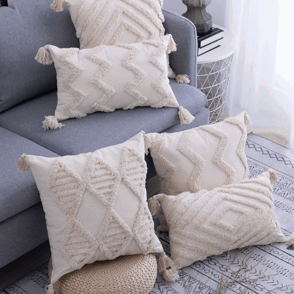 Homeko_Tassel_Pillow_Cover_-_-4284647 Homeko Tassel Pillow Cover -