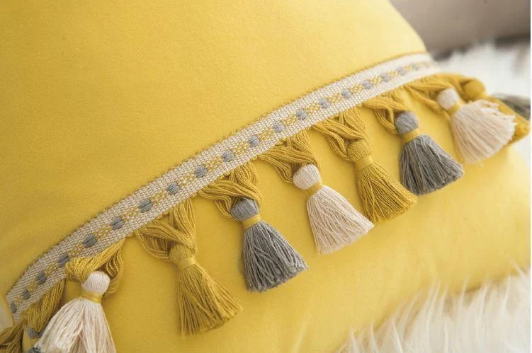 Homeko Tassel Pillow Covers -