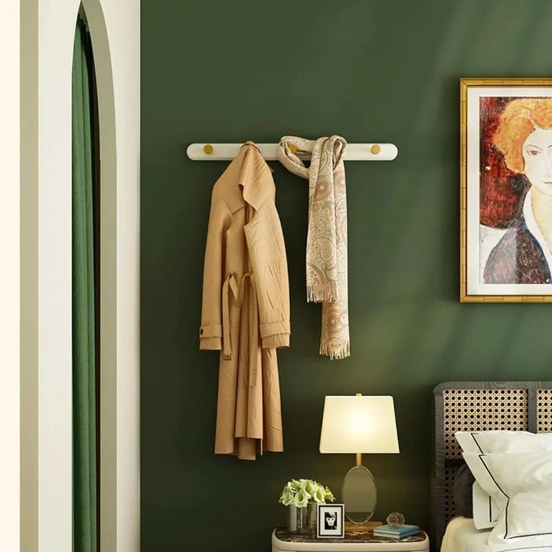 Homeko_Taupe_Wall_Mounted_Coat_Rack_with_Hooks_-_-4284904 Homeko Taupe Wall Mounted Coat Rack with Hooks -