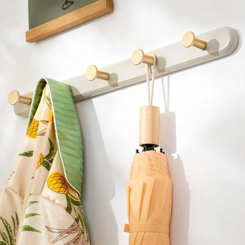 Homeko_Taupe_Wall_Mounted_Coat_Rack_with_Hooks_-_-4284959 Homeko Taupe Wall Mounted Coat Rack with Hooks -