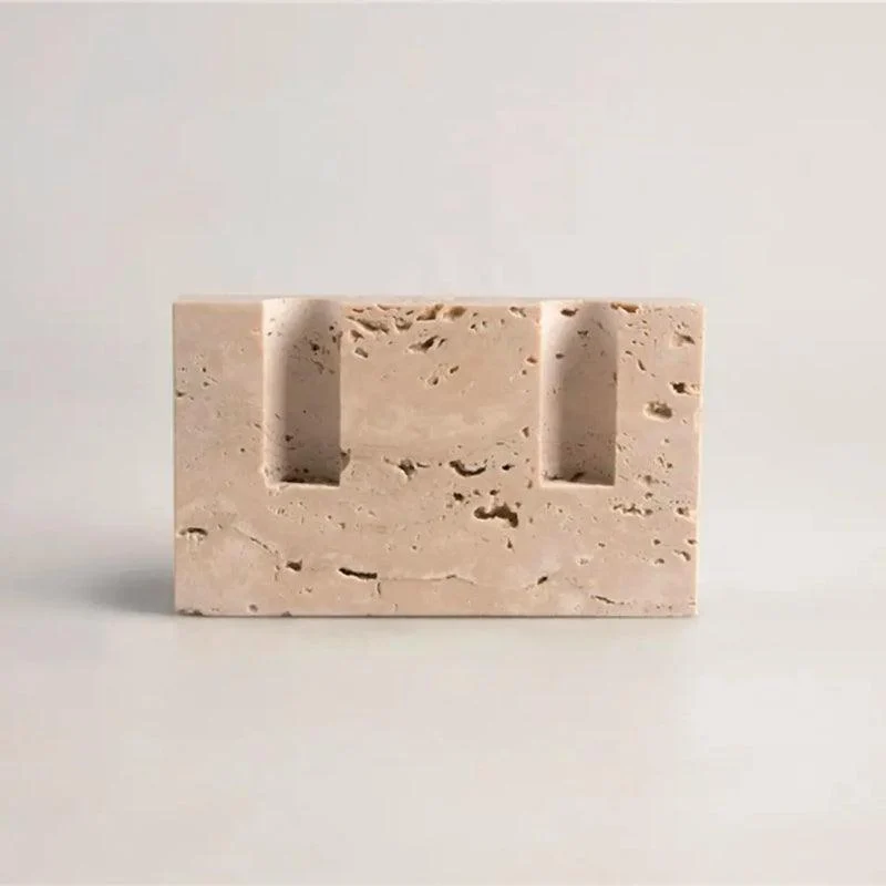 Homeko_Travertine_Taper_Candlestick_Holder_-_-4286649 Homeko Travertine Taper Candlestick Holder -