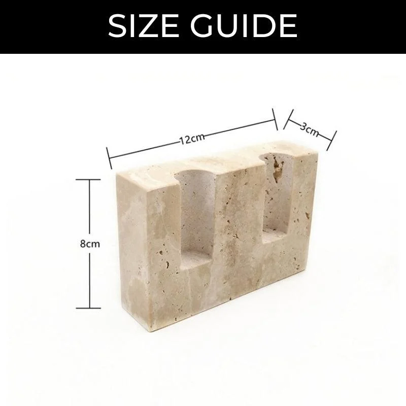 Homeko_Travertine_Taper_Candlestick_Holder_-_-4286657 Homeko Travertine Taper Candlestick Holder -