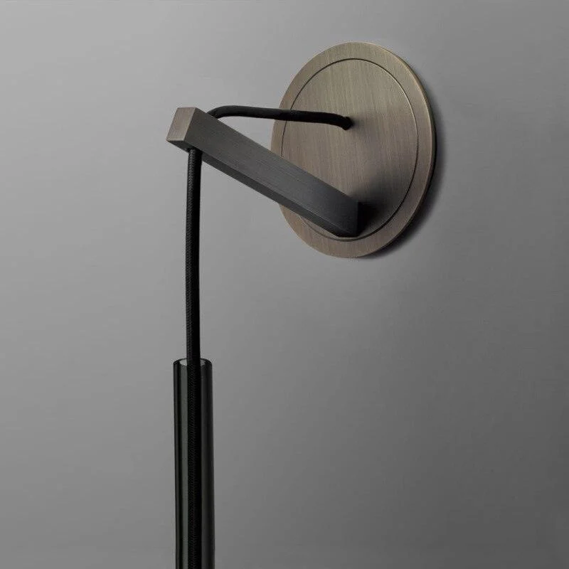 Homeko Tube Smoked Glass Wall Lamp -