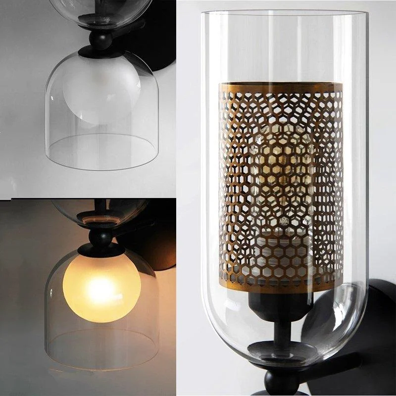 Homeko Twin Glass Wall Lamp -