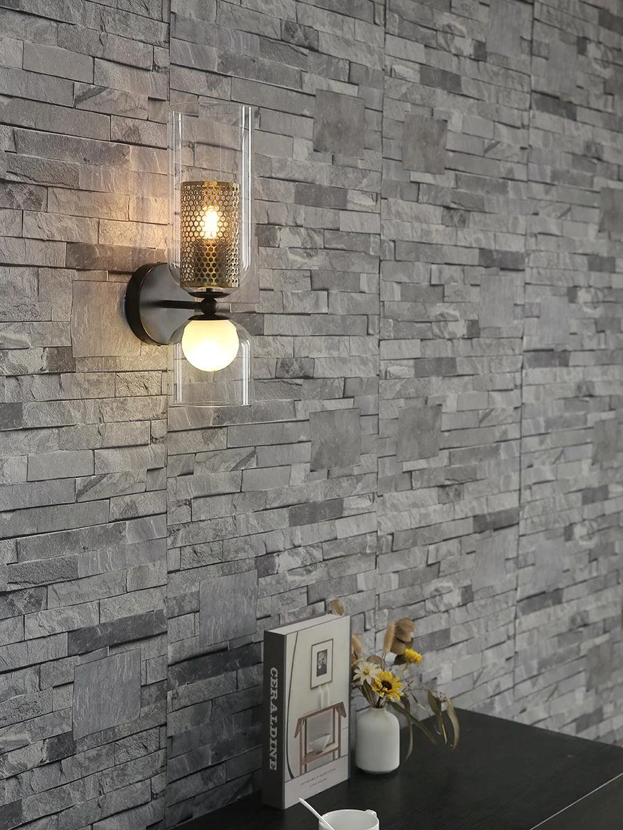 Homeko Twin Glass Wall Lamp -