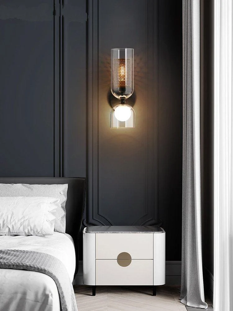 Homeko Twin Glass Wall Lamp -
