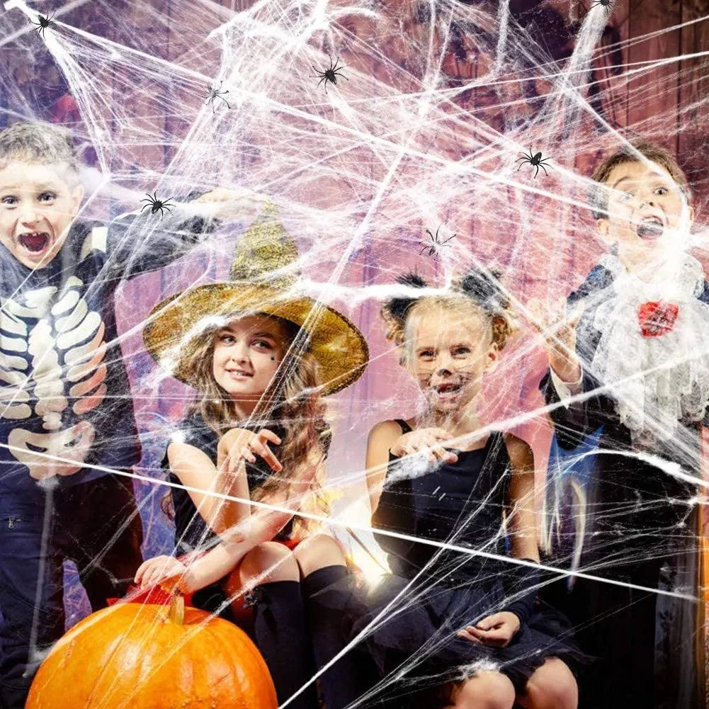 Homeko_Very_Scary_Halloween_Spider_Web_And_Spiders_-_-4288709 Homeko Very Scary Halloween Spider Web And Spiders -