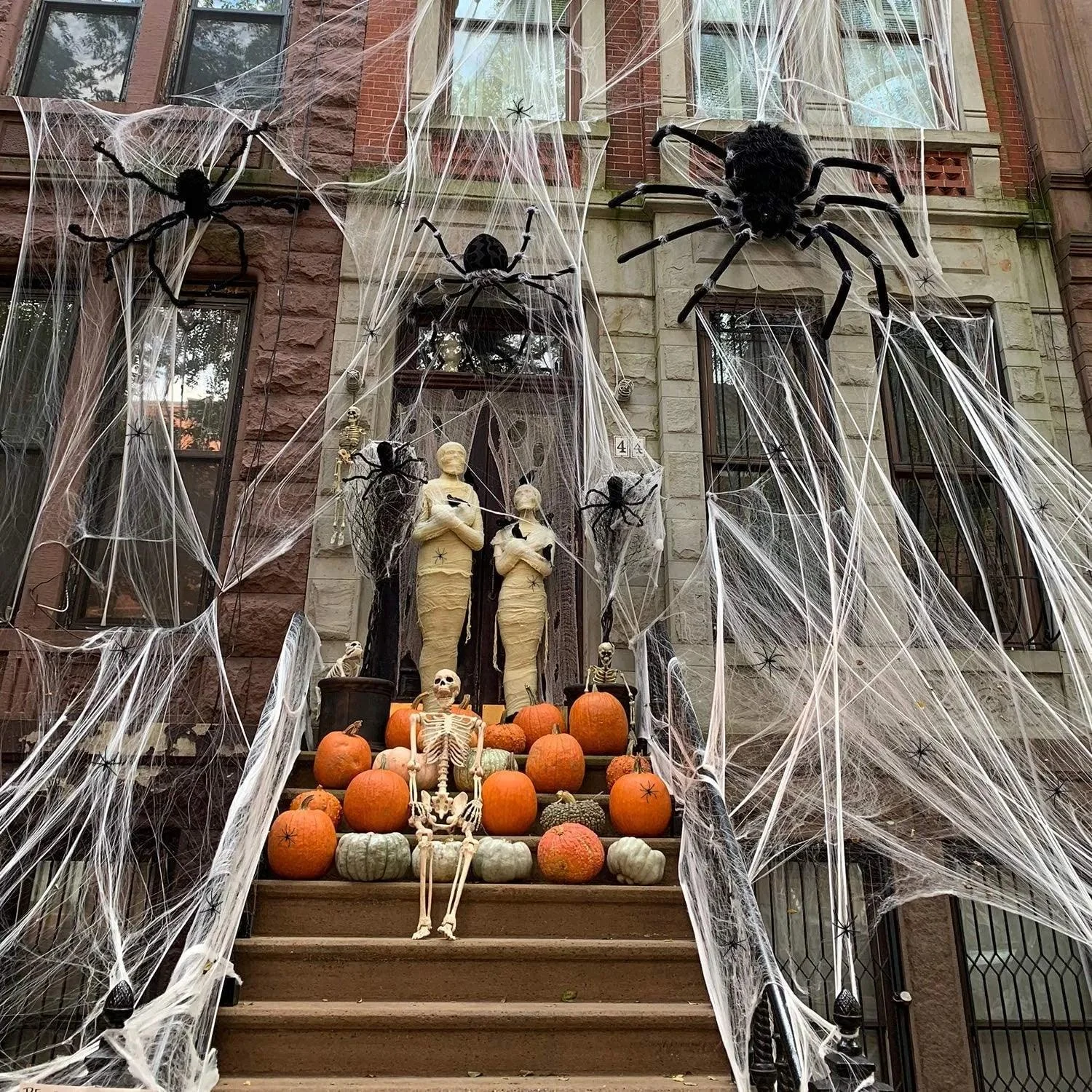 Homeko_Very_Scary_Halloween_Spider_Web_And_Spiders_-_-4288720 Homeko Very Scary Halloween Spider Web And Spiders -